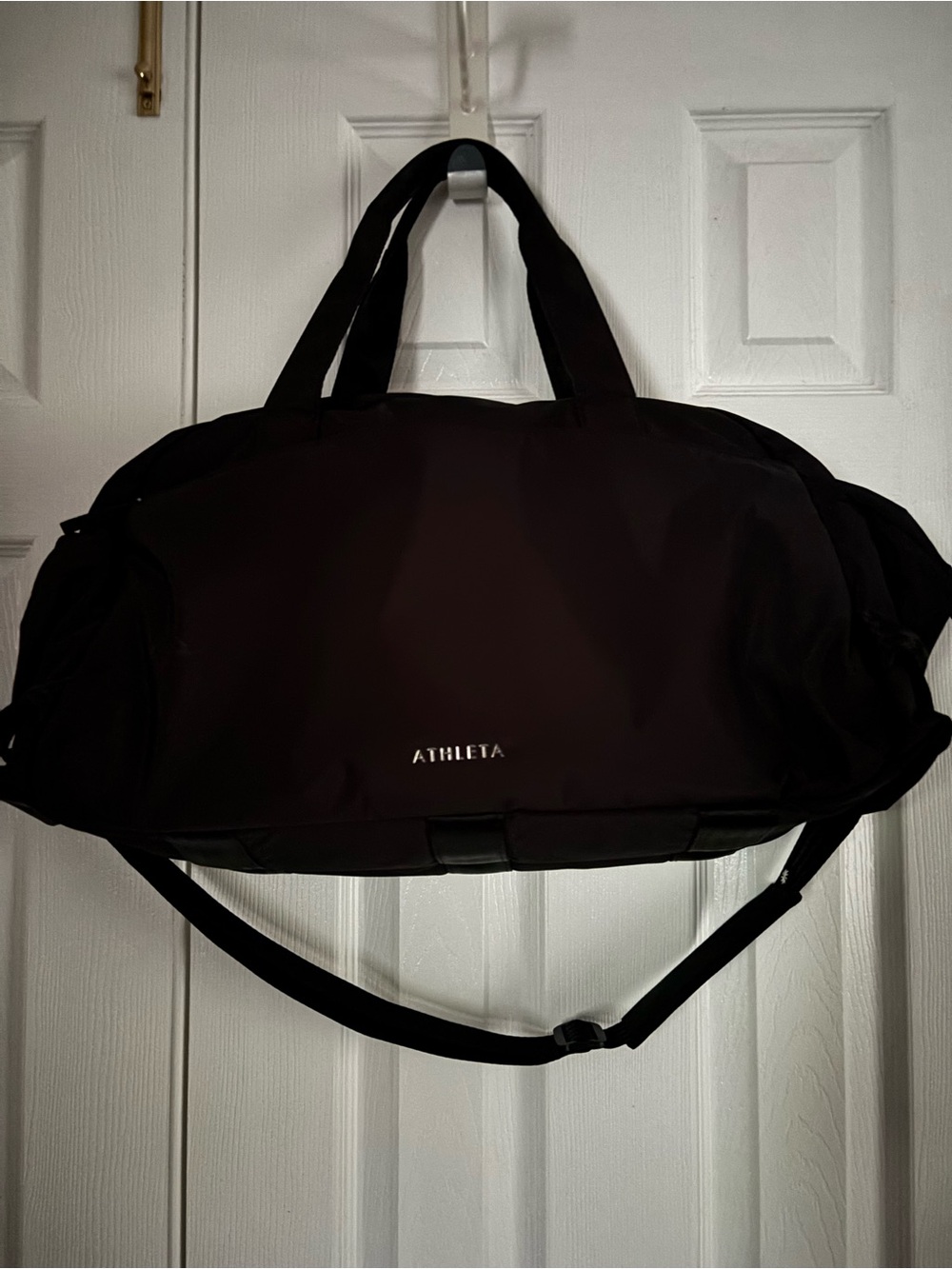 Athleta Black Gym Bag - Excellent Condition